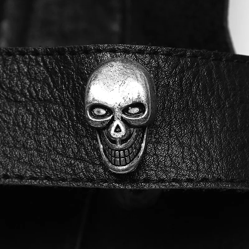 

One Pair Punk Rave Unisex Steampunk Fingerless Gloves Military Gothic Dieselpunk Motocycle Cosplay WS256