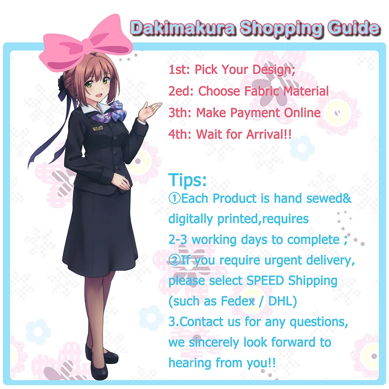 Hensuki Tokihara Sayuki Dakimakura Hugging Body Pillow Cover