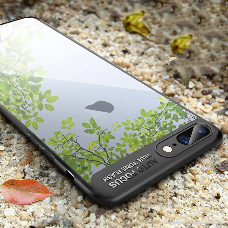 KISSCASE Ультратонкий чехол для iPhone X 6 6S 7 8 Plus прозрачный из ТПУ и ПК зеркальный
