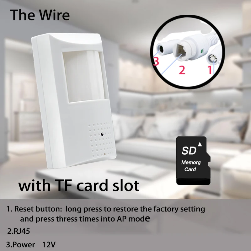 Мини камера OUERTECH с поддержкой Wi Fi 720P 1080P|Камеры видеонаблюдения| |