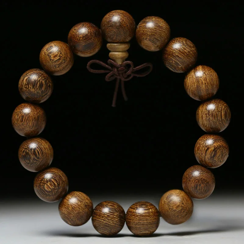 Браслет из сандалового дерева высокого качества с бусинами 12 15 18 20 мм для мужчин и