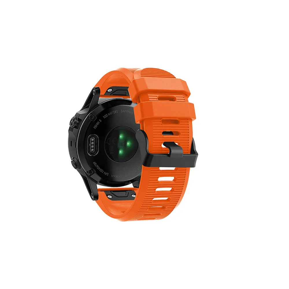 26 мм ремешок для Garmin Fenix 5X/5X Plus/Fenix 3/3HR спортивный силиконовый ремешок для часов с быстросъемным ремешком