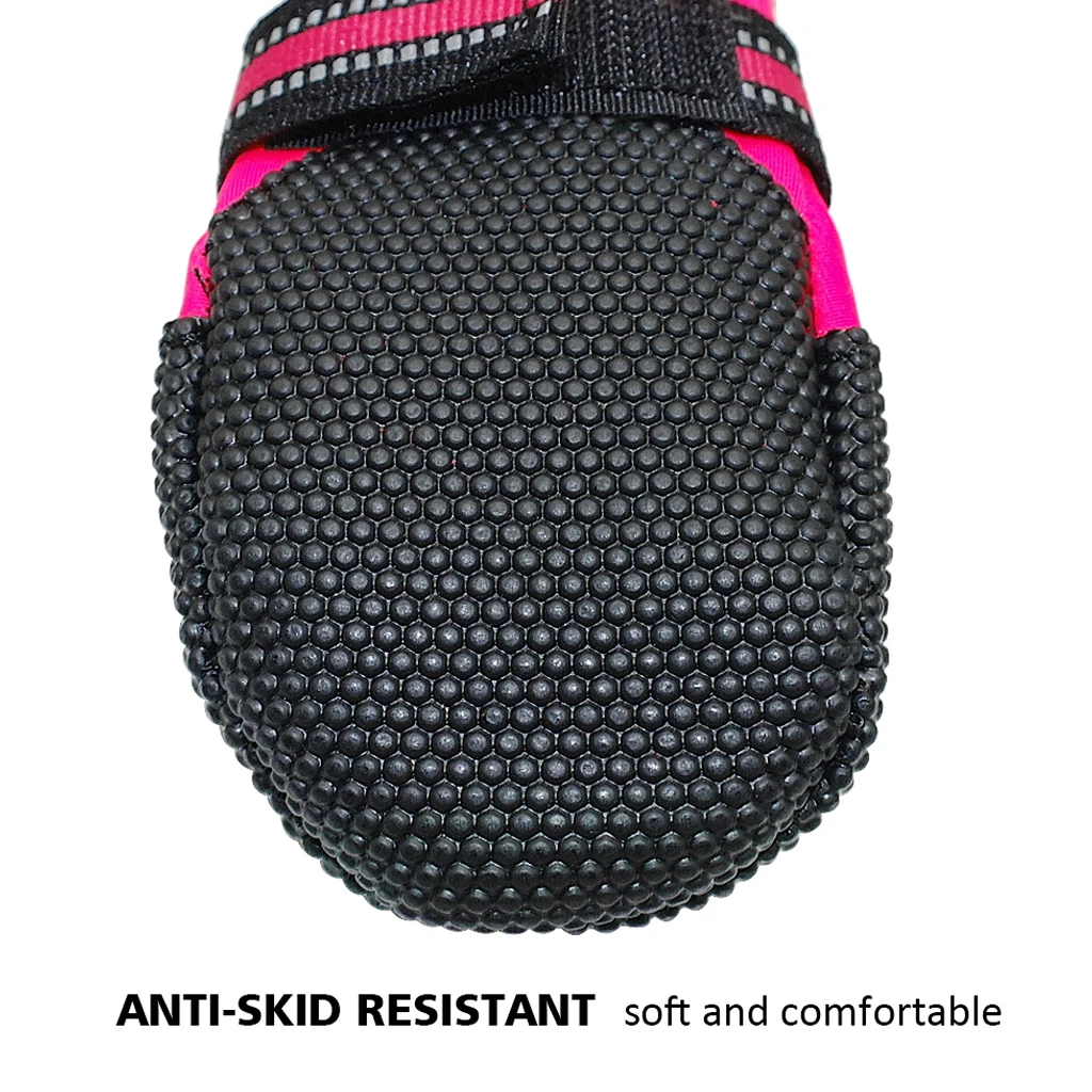 Водонепроницаемые ботинки для собак 4 шт. зимние Нескользящие домашних питомцев