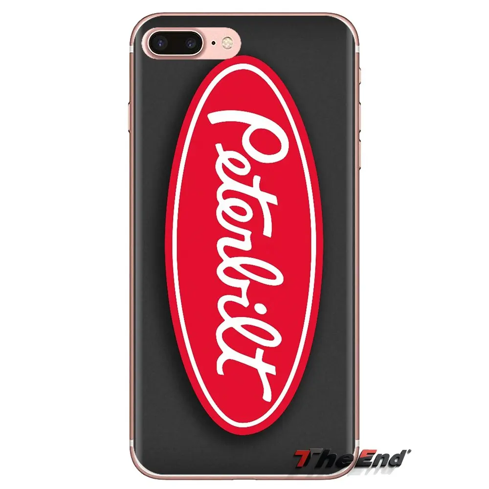 Peterbilt Trucks Metal Sheet Car For Samsung Galaxy A3 A5 A7 A9 A8 Star A6 Plus 2018 2015 2016 2017 Transparent Soft Cases Cover |