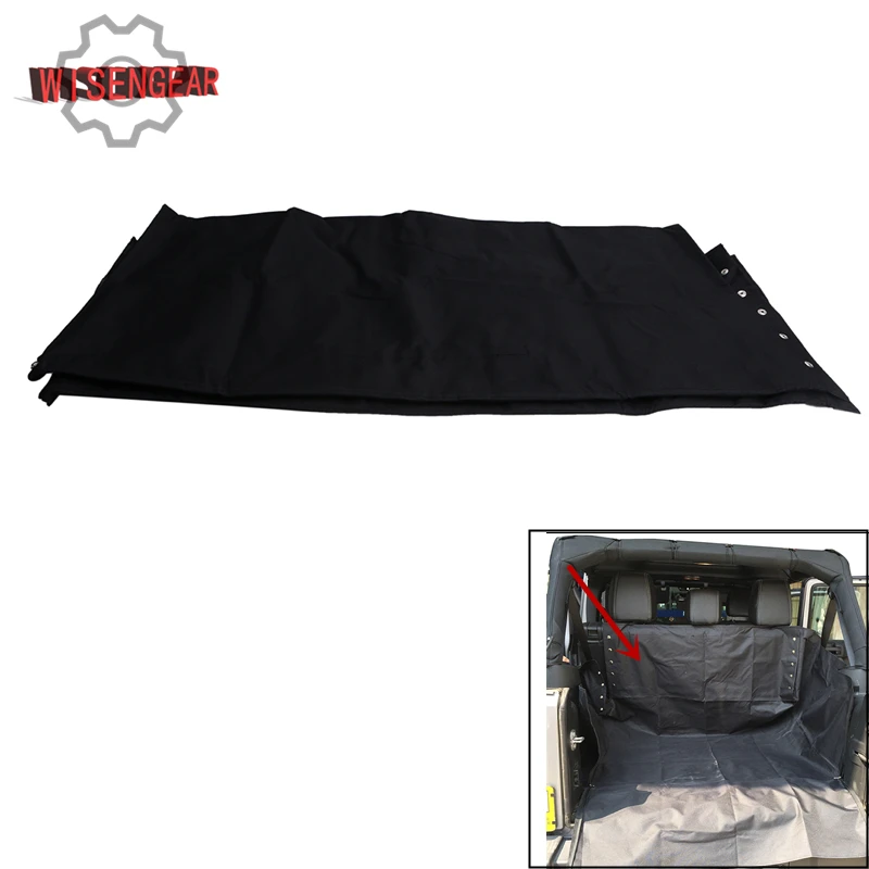 

WISENGEAR Car Rear Trunk Floor Mat Cargo Liner Cover For Jeep Wrangler JK 2007-2017 Trunk Rack Mat Liner #CE054