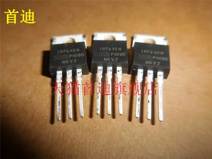 100 шт. IRF640NPBF TO220 IRF640N TO-220 IRF640 640 Новый и оригинальный | Электроника