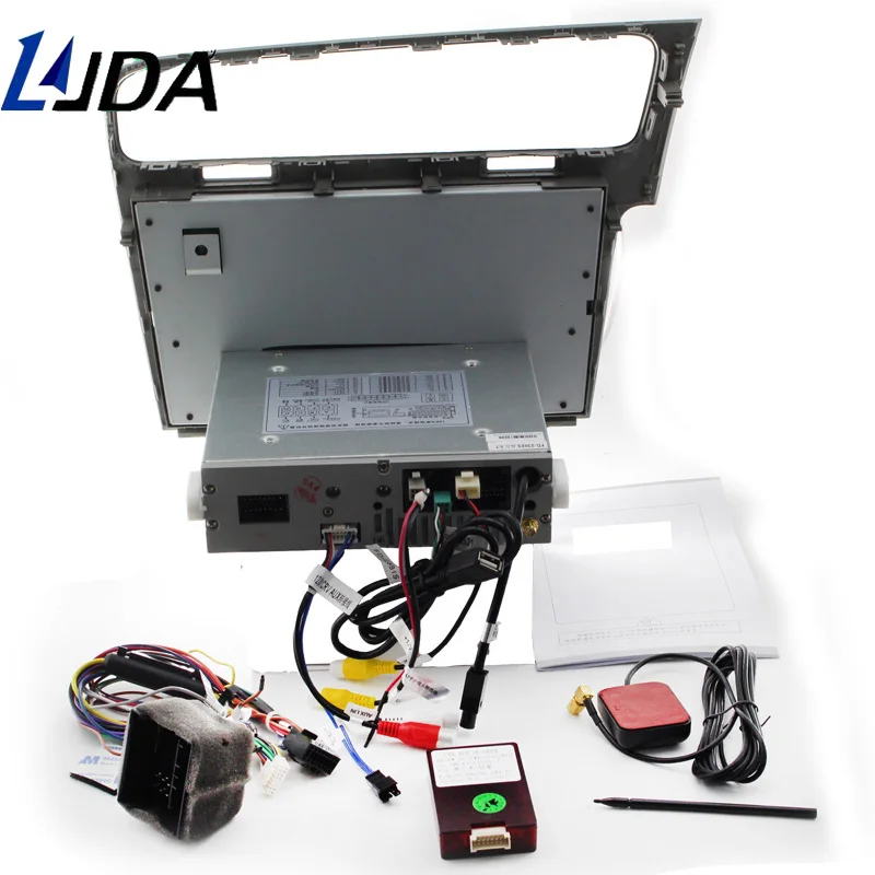 LJDA One Din 7 Inch Car DVD Player For VW Golf 2013-2017 Bluetooth Radio FM GPS Navigation 1080P Map Multimedia Canbus RDS USB | Автомобили