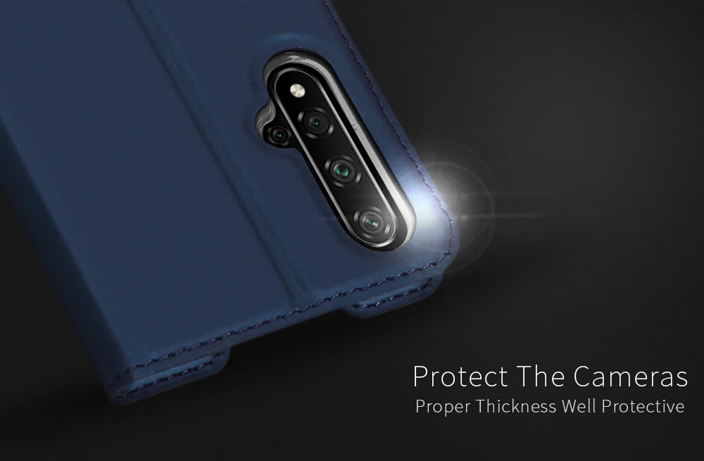 Чехол-книжка для huawei Honor 20 из искусственной кожи и ТПУ, мягкий бампер, ударопрочный защитный чехол с отделением для карт, подставка, чехол для телефона