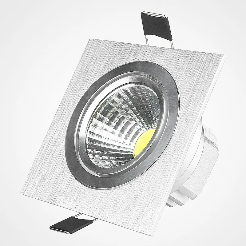 Luces LED empotradas regulables 7W 9W 12W 15W COB luces LED de techo AC110-240V iluminación interior de lámparas de techo LED