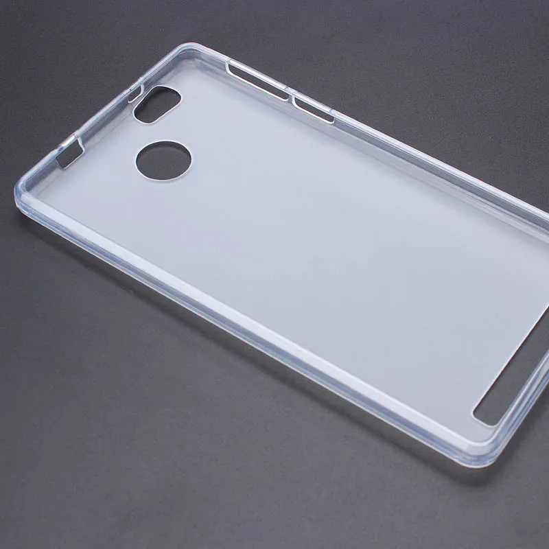 Белый прозрачный гелевый ТПУ тонкий мягкий анти Лыжный чехол для Leagoo Shark 1 Shark1 6 0