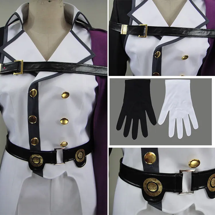 Костюм для косплея с накидкой и перчатками Кроули | Тематическая одежда униформа