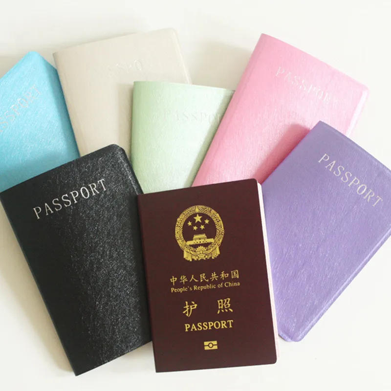 Модный чехол из искусственной кожи для паспорта и путешествий сумка