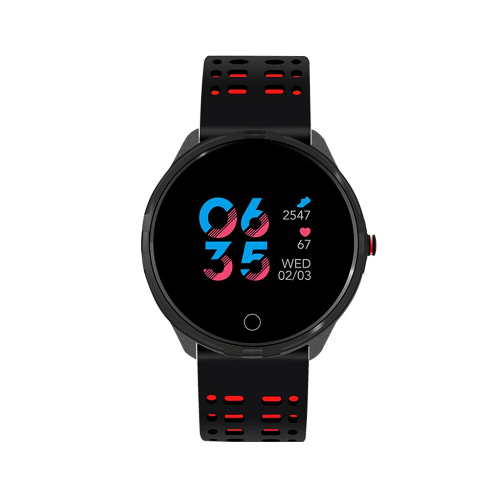 New Utility 1.04" Color Screen Smart Sport Bracelet Band Bluetooth Watch Heart Rate Sleep Detection Fitness Tracker Pedometer |