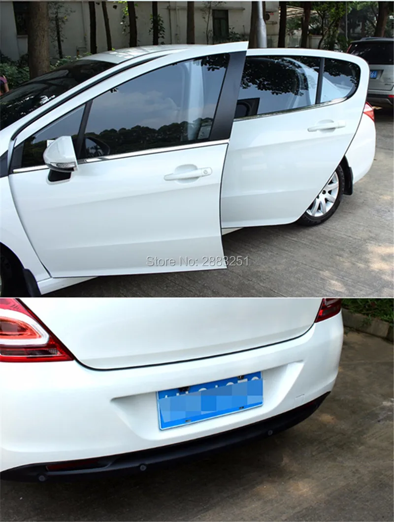 Car Styling Door Protection Strips Rubber Edge Doors Side Protector Sticker For Jaguar xf xe x-type xj s-type f-pace XFR XKR XJR