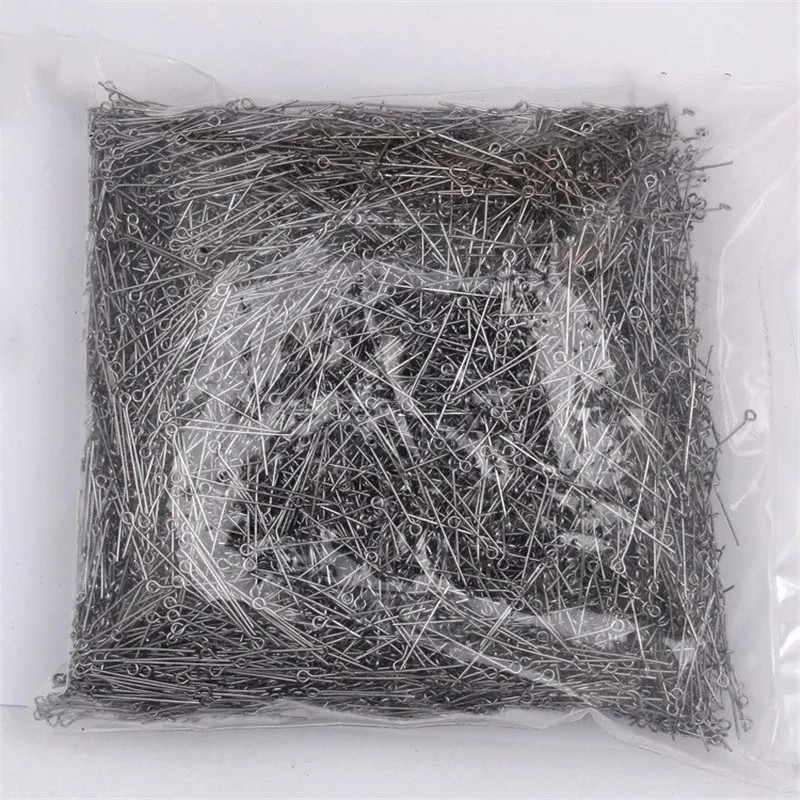 200pcs Gold Silver Color Eye Head Pins 18/20/24/30/35/40mm Length Findings for DIY Jewelry Making Accessories | Украшения и