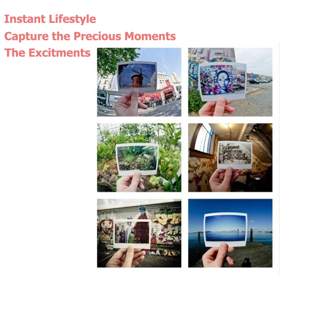 Оригинальная пленка Fujifilm Instax 60 листов белая фотопленка для Fuji Instant Polaroid