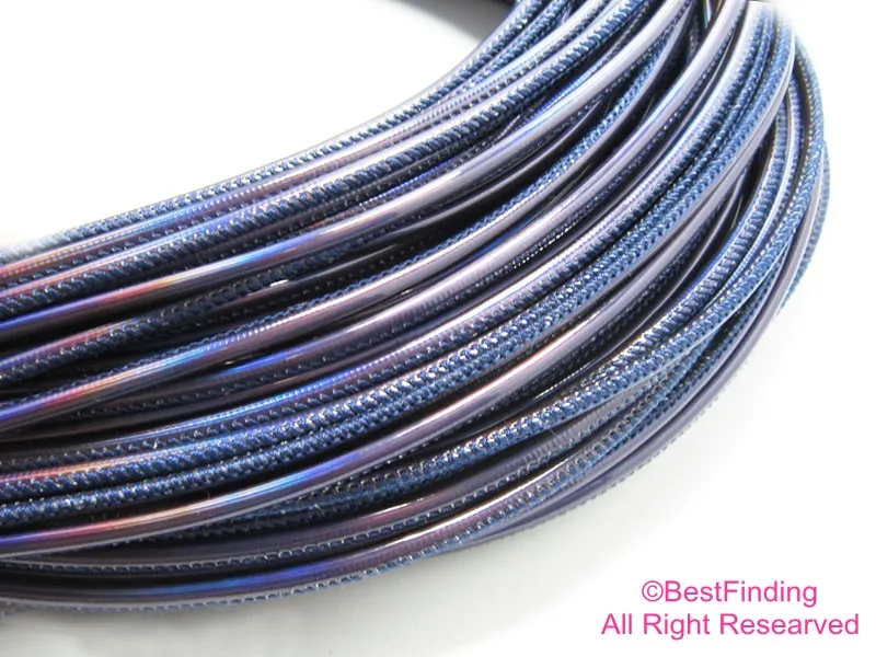 

3mm Leather strips Neon violet Synthetic 3mm Round leather cord