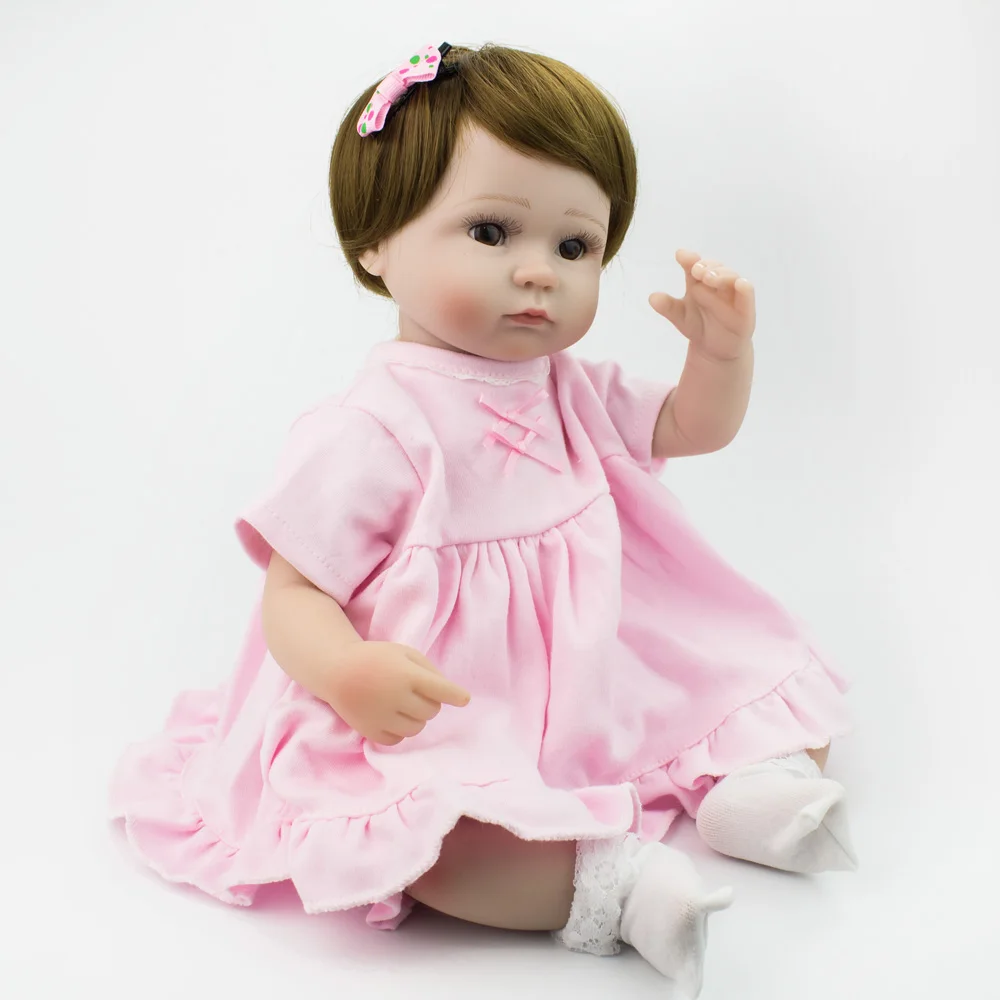 NPKDOLL 40 см силиконовые куклы для новорожденных игрушки девочек цена плюшевая