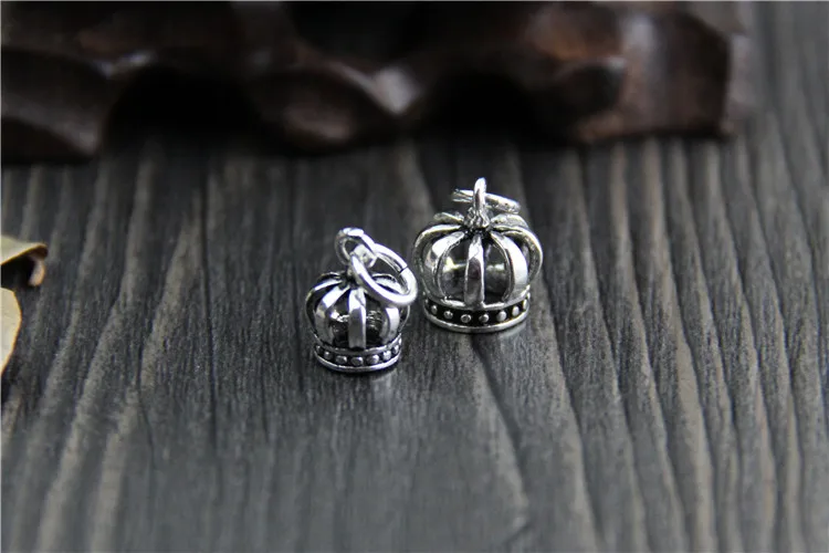 Sterling Silver Color 925 Crown Charms Fit Bracelet & Necklace Jewelry Accessories