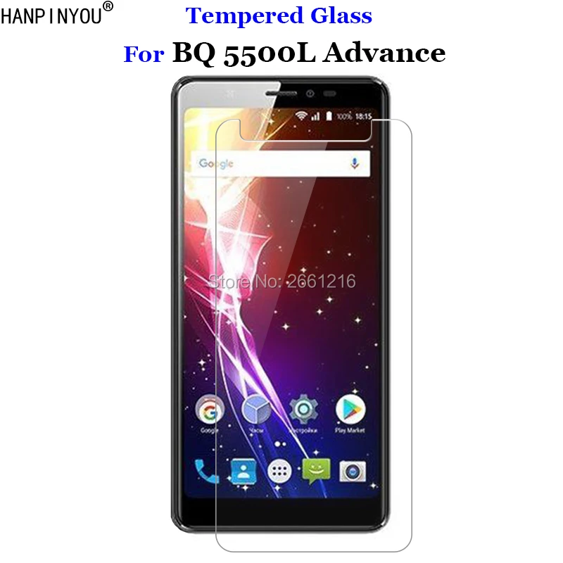 Для BQ 5500L Advance закаленное стекло 9H 2.5D Premium Защитная пленка для экрана 5