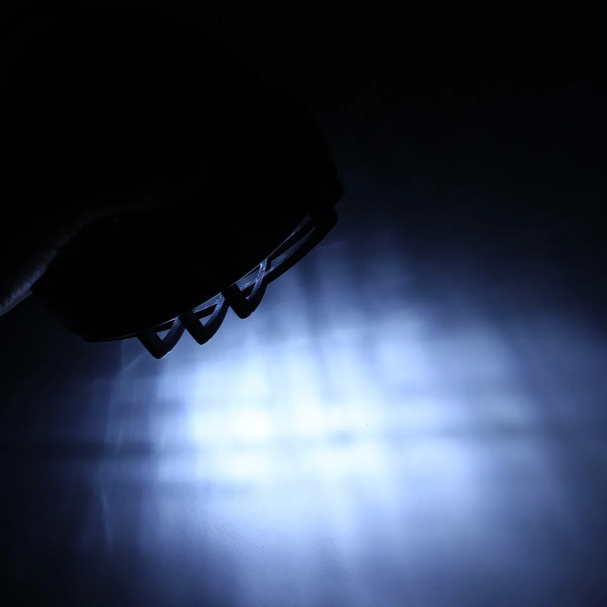 Черная светодиодная фара для мотоцикла 5 дюймов сетка гриля измельчителя