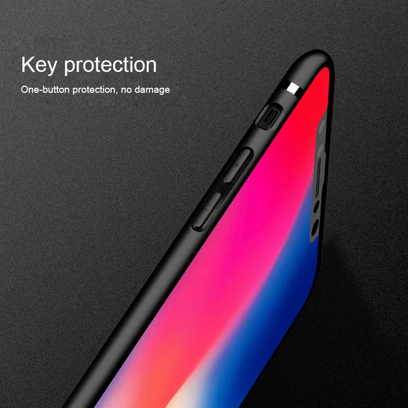 Роскошный Матовый Мягкий силиконовый чехол для iPhone XS Max XR iPhone 6 S 6 S 6Plus 6splus iPhone 7 8 7Plus 8Plus iPhone 5 5S