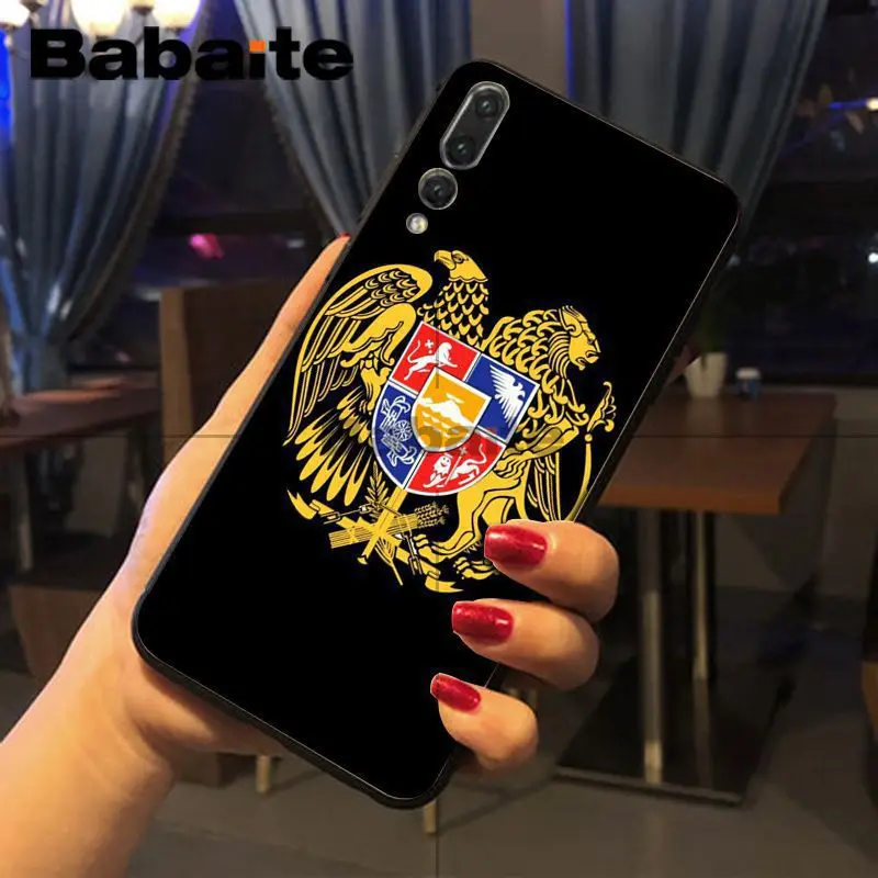 Чехол для телефона Babaite Armenia мягкий силиконовый черный чехол из ТПУ с флагом - Фото №1