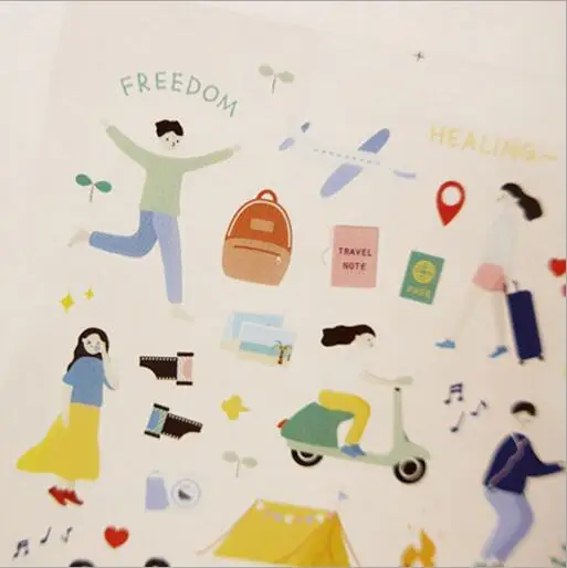 Красочные лечебные кавайные наклейки сделай сам дневник планировщик журнал