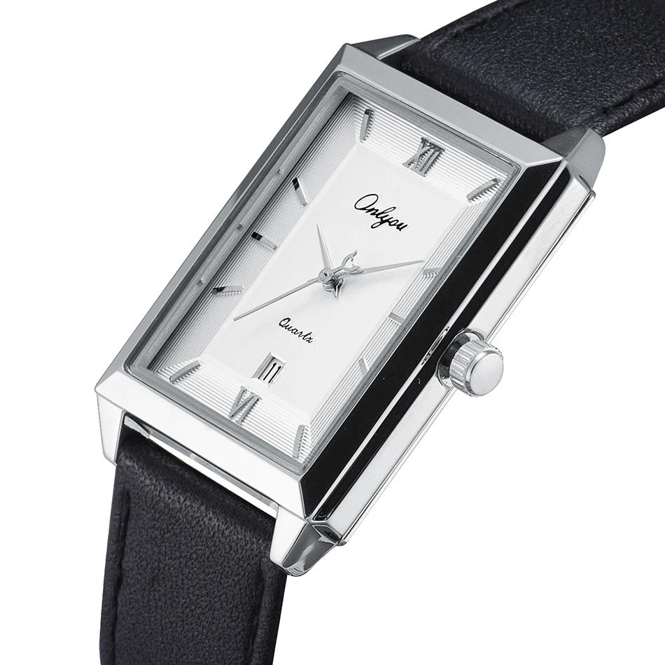 ONLYOU модные женские туфли квадратный часы для любовника подарок простой