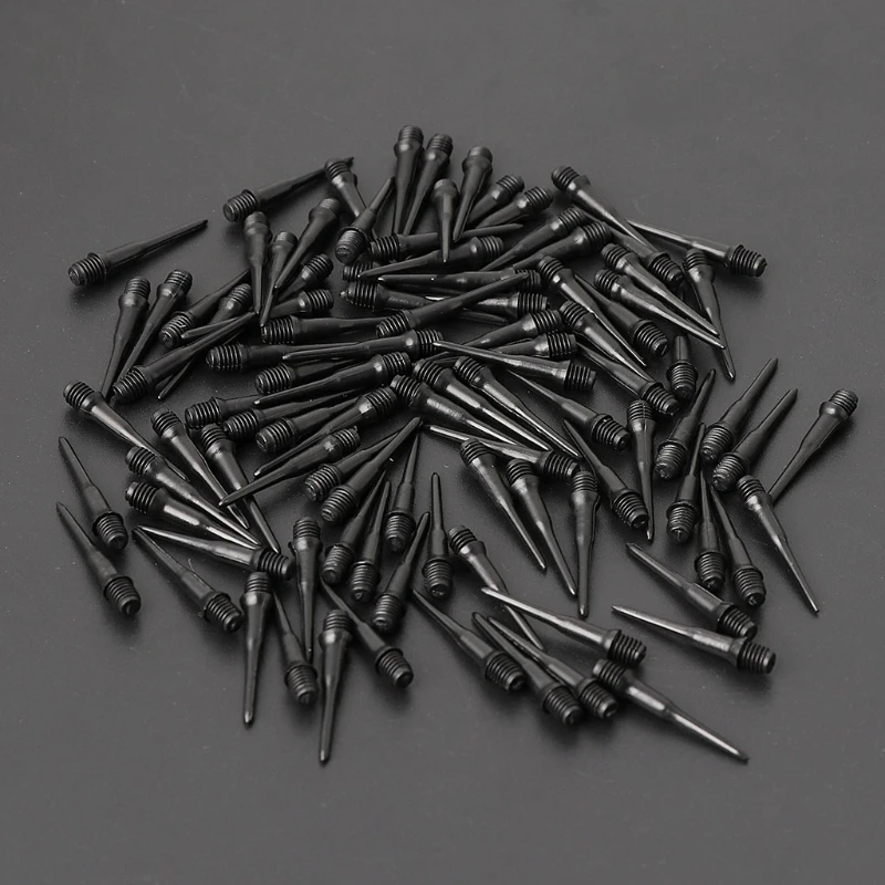 

100pcs 2BA Groove Durable Nylon Soft Tip Dart Points Needle Electronic Darts Set