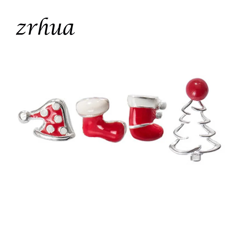 Милые серьги гвоздики ZRHUA из стерлингового серебра 925 пробы для женщин и девушек