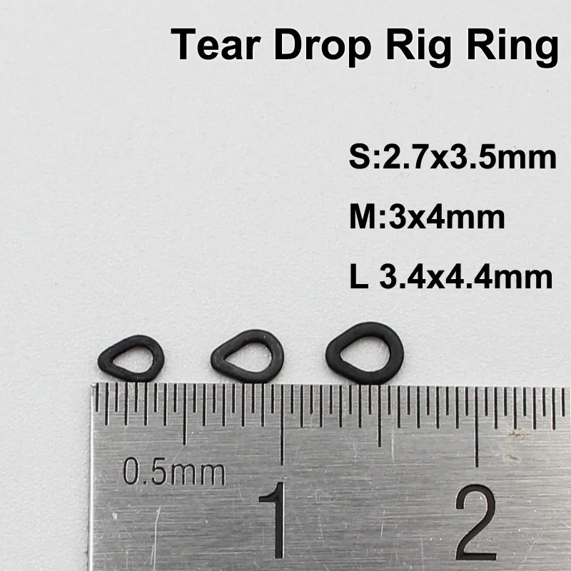 50PCS Carp Fishing Boilies Bait Connection Rig Ring Terminal End Tackle Accessory Method Feeder | Спорт и развлечения