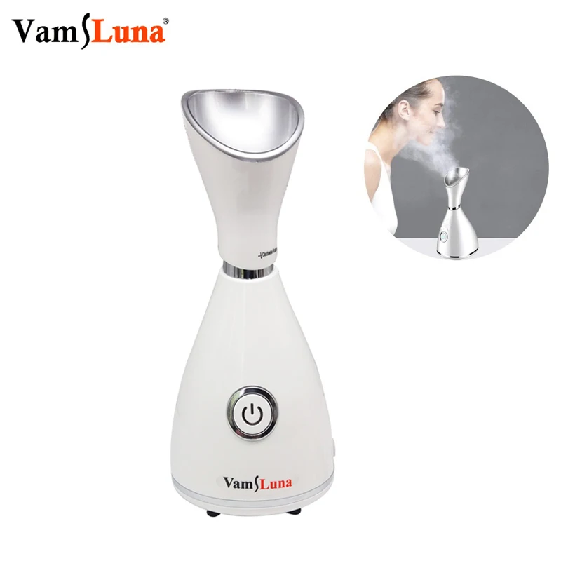 

Nano Ionic Facial Steamer Spa Moisturizing Salon Skin Care Pores Cleanse Hot Mist Face Sprayer with Timer and Extract Blackheads