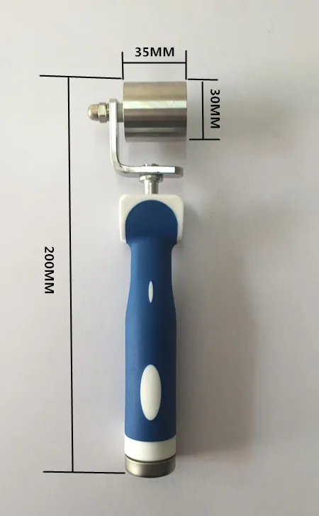 1 шт. ручка из нержавеющей стали роликовые обои шовные швабры бумажный инструмент