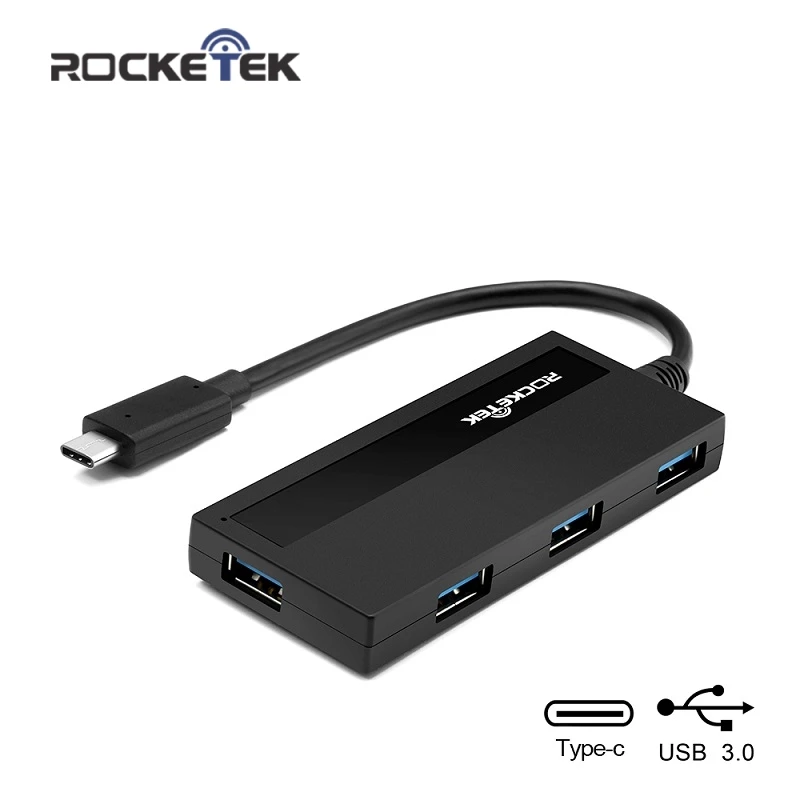 Rocketek мульти otg usb type c 3 0 концентратор 4 порта type-c адаптер usb-c сплиттер интерфейс
