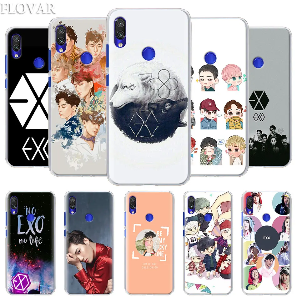 EXO band k-pop kpop чехол для телефона для Xiao mi Red mi 7 5 6 Pro Note 7 Pro 5 5A 6 mi A1 A2 8 Lite 9 чехол Coque