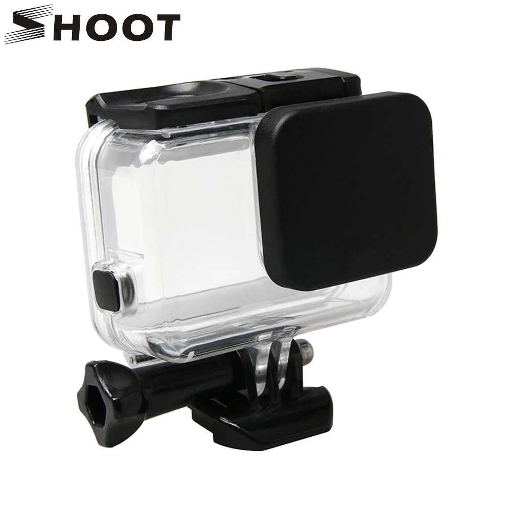 Съемка крышки объектива защитный чехол крышка для GoPro Hero 7 6 5 черный