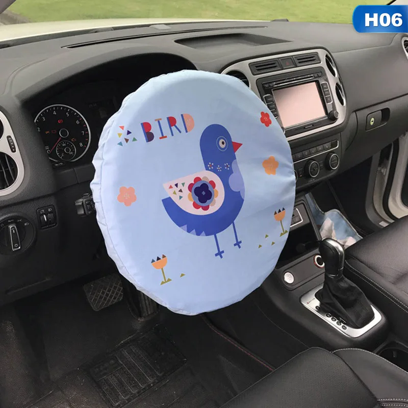 6 Против пригорания защита автомобиля солнцезащитный крем Авто Руль крышка защита от солнца тенты тепла 38 см Диаметр - Название цвета: 6