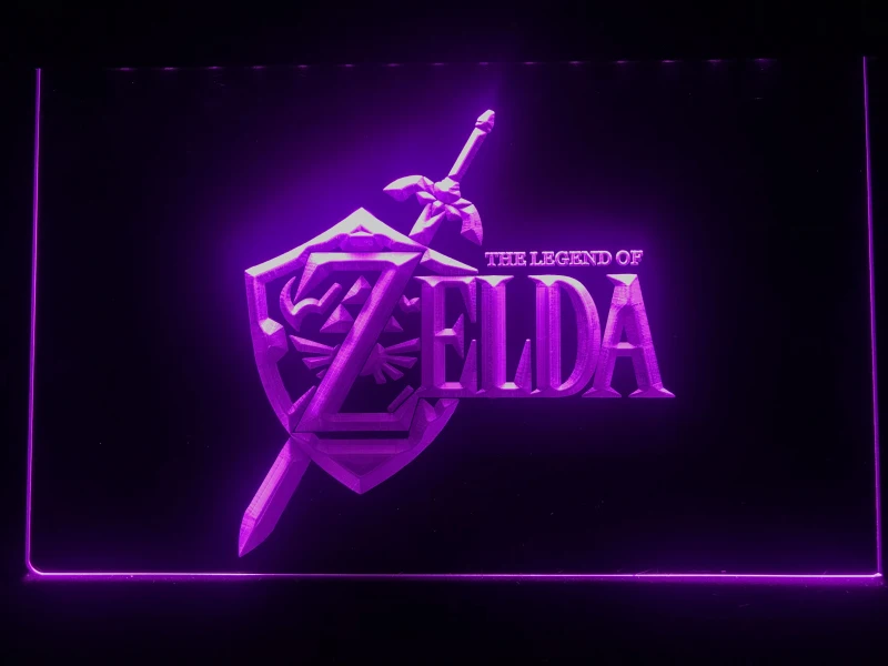 E040 Legend of Zelda светодиодный знак неонового света