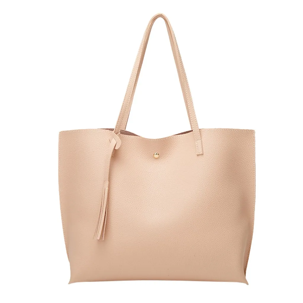 Новинка Ar2020 bolso mujer женская модная одноцветная сумка с бахромой большая