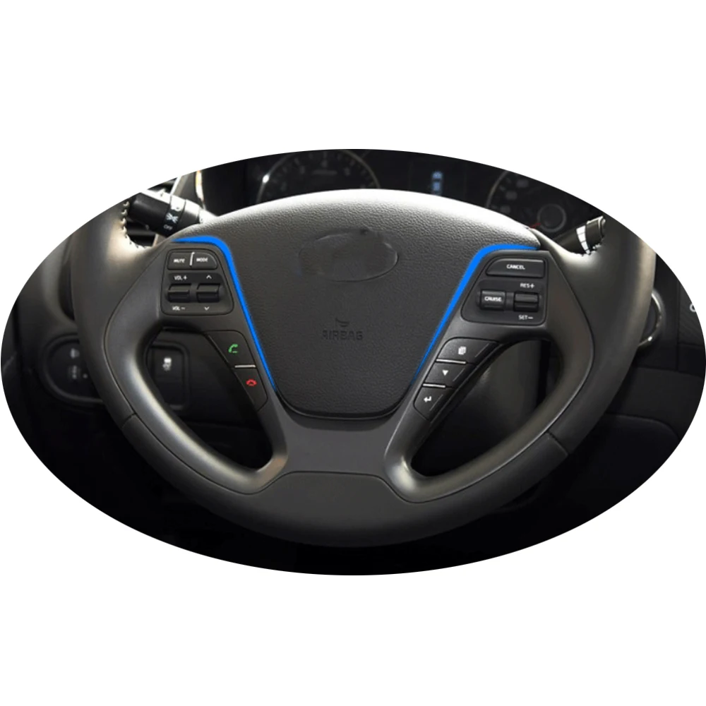 Многофункциональный круиз контроль руль модификация Кнопка Поддержка Bluetooth телефонный звонок для KIA K3 KS3