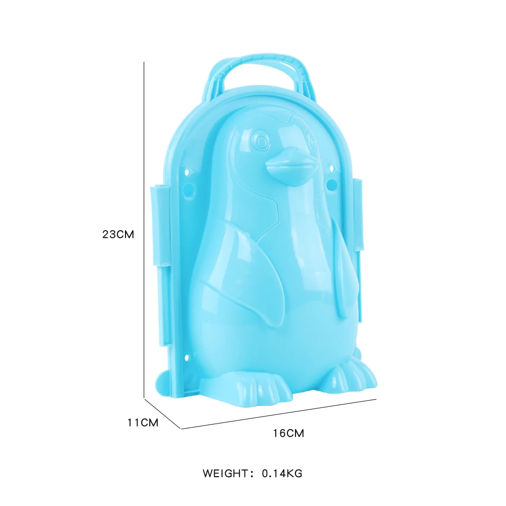 Забавная пляжная Песочная игра 3D мультфильм Пингвин плесень пляж снег модель