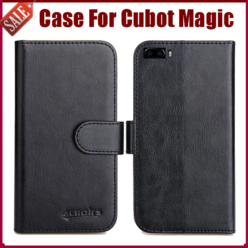 

Hot Sale! Cubot Magic Case New Arrival 6 Colors High Quality Flip Leather Protective Cover For Cubot Magic Case Phone Bag