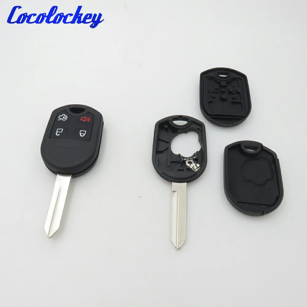 Cocolockey 4 кнопки дистанционного ключа автомобиля оболочки для Ford Mercury Mariner Lilan Lincoln навигатор MKX MKZ Edge Fusion Mustang