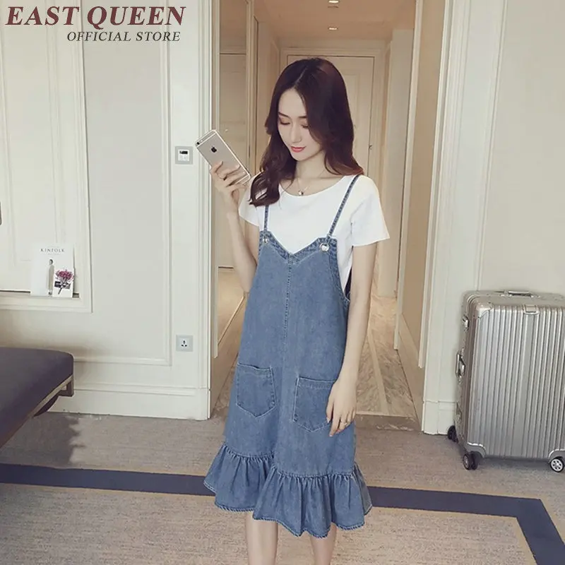 Джинсовый сарафан женское джинсовое платье джинсовые платья для женщин 2018 NN0473