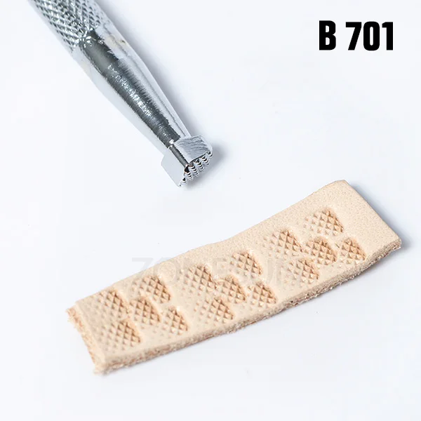 B701 ZONESUN ручной работы, сделай сам, коровья кожа, инструмент для резьбы, печати, кожа, цветочный узор, ремесло, гравировка, тиснение, тиснение, формы, инструменты для рукоделия - Цвет: B701
