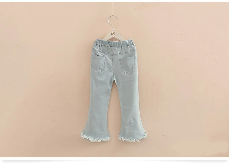 New Cute flower Pattern toddler Kids Jeans spring Autumn Lovely High Quality Children Pants Casual pretty Baby Girls 2-12Y |
