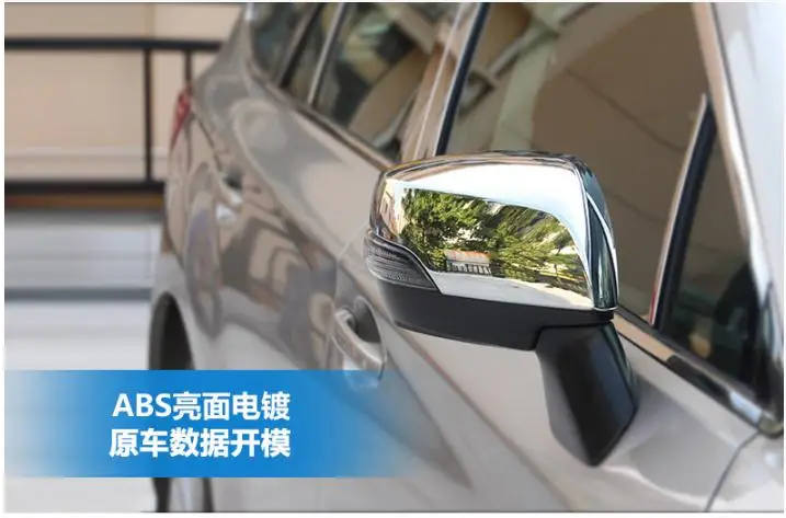 Хромированное ABS зеркало заднего вида отделка/Украшение зеркала для Subaru 2012-2018