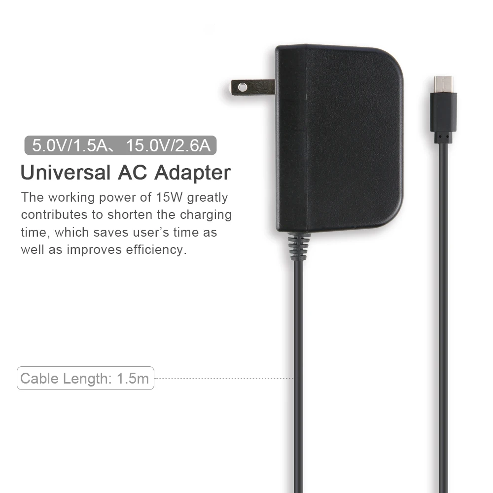 Быстрая Зарядное устройство для Nintend переключатель NS США Plug адаптер переменного