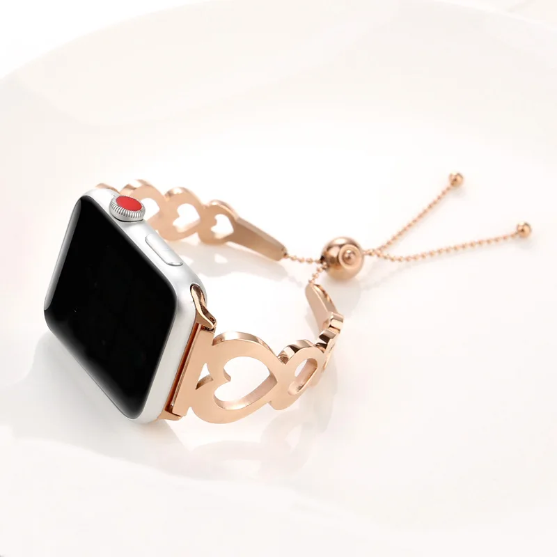 Новый дизайн роскошные женские часы для Apple watch band 38 мм 42 40 44 iWatch Series 4 3 2 1